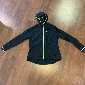 Nike windbreaker zip up w/hood